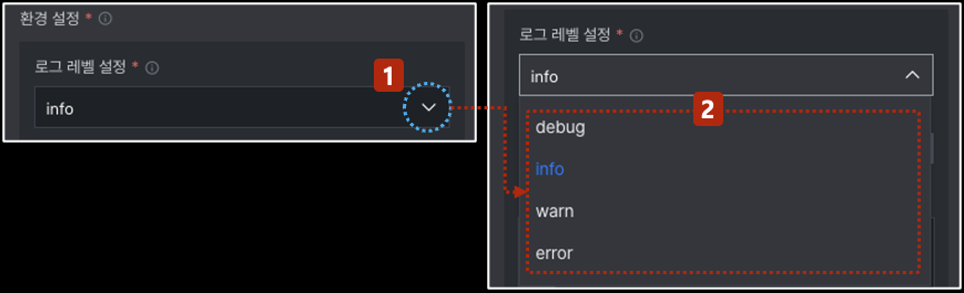 로그레벨 설정